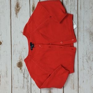 Baby Gap Red Knit Cardigan 12-18M